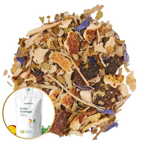 BIO-Kruidenthee TROPICAL FRUITY MORINGA - 100 g, Sport en Fitness, Gezondheidsproducten en Wellness, Nieuw