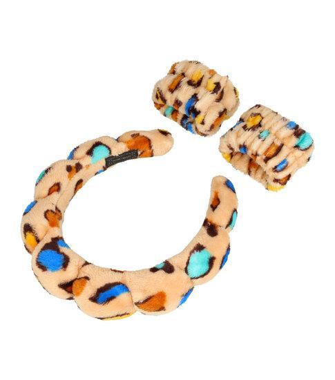 Diadeem Make-up Polsbandjes Panter Color Bruin, Sieraden, Tassen en Uiterlijk, Uiterlijk | Haarverzorging, Verzenden