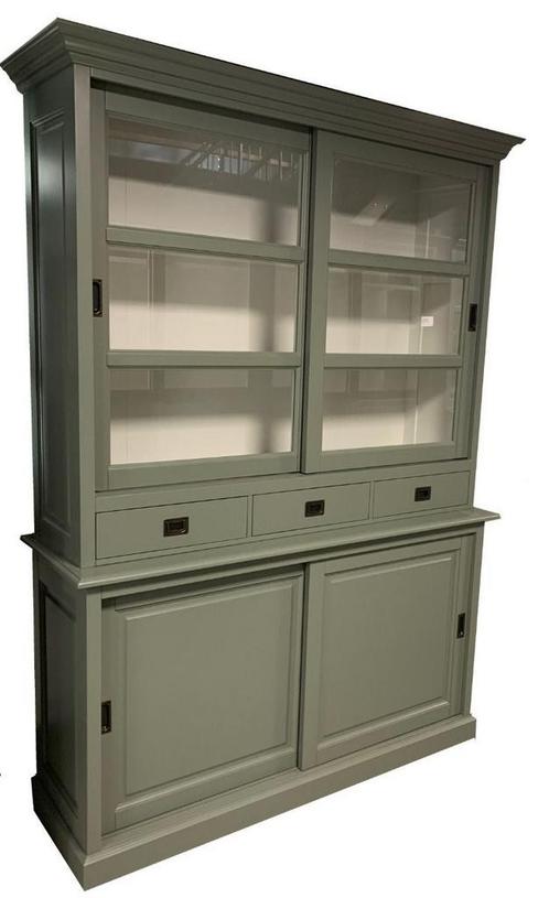 Buffetkast Engels groen Sittard 160cm, Huis en Inrichting, Kasten | Buffetkasten, Ophalen of Verzenden