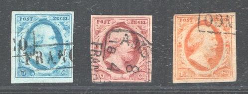 Nederland 1852/1871 - Koning Willem III - Wapenzegels - 1e, Postzegels en Munten, Postzegels | Nederland