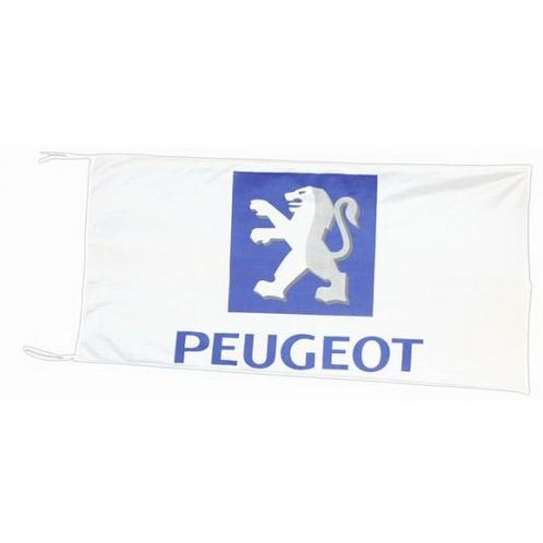 Peugeot vlag wit 150 x 75 cm - Vlaggen, Hobby en Vrije tijd, Feestartikelen, Ophalen of Verzenden