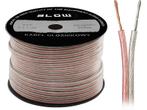 kabel 2 x 4.00 mm² transparant op rol 100 meter, Ophalen of Verzenden, Nieuw
