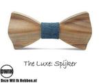 Houten vlinderdas  The luxe Spijker, Kleding | Heren, Stropdassen, Verzenden, Nieuw