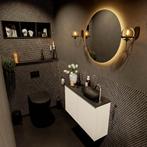 MONDIAZ FOWY toiletmeubel 80cm kleur talc. Waskom positie, Ophalen of Verzenden, Nieuw, Bad