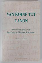 Van koine tot canon 9789023900702 Gabriël van den Brink, Verzenden, Gelezen, Gabriël van den Brink