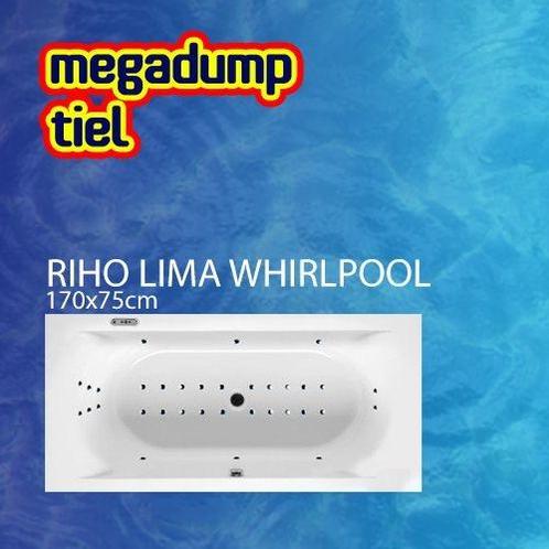 Ligbad Lima 170X75X42 Cm Sportpakket Deluxe Whirlpool, Doe-het-zelf en Verbouw, Sanitair, Bad, Nieuw, Ophalen of Verzenden