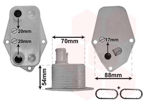OLIEKOELER VOOR BMW 3 E46 1997-2001 11422247015, Auto diversen, Auto-accessoires, Nieuw, Ophalen of Verzenden