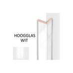 Kniklijst MDF Sanimex Hoogglans Wit 260 cm x 22 mm x 22 mm, Ophalen of Verzenden, Nieuw