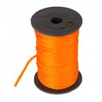 Metseltouw op rol - 50 meter - 1.7mm - Oranje, Nieuw, Ophalen of Verzenden