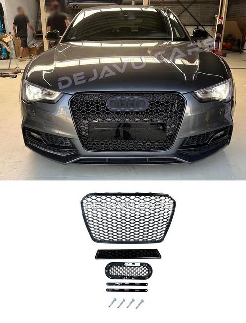 RS5 Look Front Grill Black Edition voor Audi A5 B8, Auto diversen, Tuning en Styling, Ophalen of Verzenden