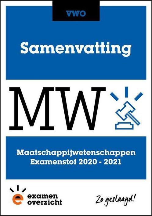 Samenvatting maatschappijwetenschappen examens 9789493190368, Boeken, Filosofie, Zo goed als nieuw, Verzenden
