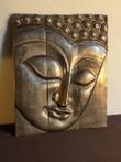 Houtsnijwerk uit 3 delen - Buddha - Bali