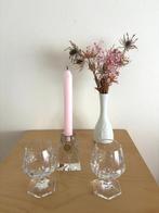 Villeroy&Boch, Vintage Cognacgläser, mit Kerzenhalter -, Antiek en Kunst, Antiek | Meubels | Tafels