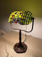 Tiffany Studio stijl bureaulamp Banker Dragonfly - Tafellamp, Antiek en Kunst, Kunst | Designobjecten