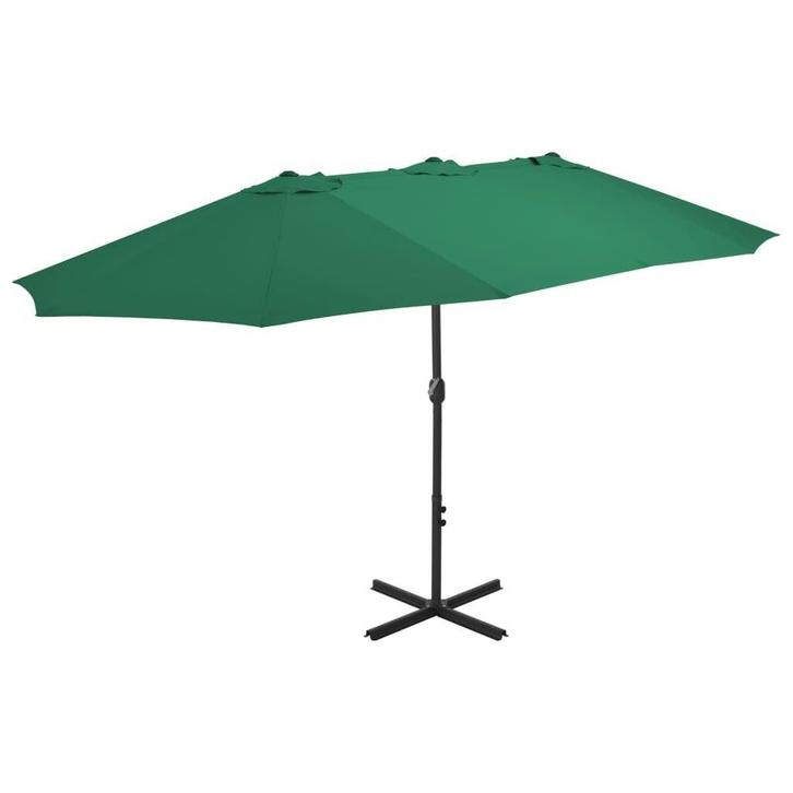 Tuinparasol Aluminium 460cm | Laatste Stuk!, Tuin en Terras, Parasols, 2 tot 3 meter, Waterdicht, Nieuw, Stokparasol, Ophalen of Verzenden