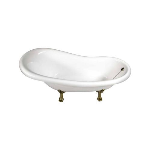Vrijstaand Bad Sapho Retro 158x73x72 cm Wit met Leeuwenpoten, Doe-het-zelf en Verbouw, Sanitair, Ophalen of Verzenden