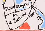 Jean Cocteau (1889-1963) - Nous croyons en lEurope II 1961