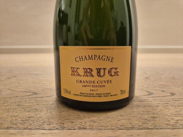 Krug, Grande Cuvée 168ème Édition - Champagne Brut, Grande, Verzamelen, Wijnen