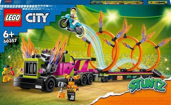 LEGO City Stuntz Stunttruck & Ring of Fire-uitdaging Set, Kinderen en Baby's, Speelgoed | Duplo en Lego, Nieuw, Lego, Complete set