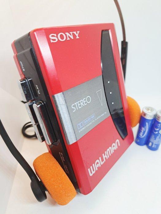 Sony - Walkman WM-34- from Japan in rare red color, fully, Audio, Tv en Foto, Radio's