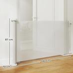 TRUUSK Uitschuifbaar Trapbeschermingshek 0-136cm 87 Cm Hoog, Verzenden, Nieuw