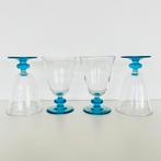 Set van vier vintage wijnglazen
