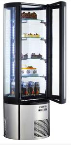 Gebaksvitrine | LED-verlichting | 68x68x(h)175 cm | 360 L..., Verzenden, Nieuw in verpakking