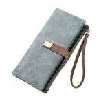 ZILOU Overslagportemonnee Lang Polsband Blauw [TIP!], Verzenden, Nieuw, Blauw, Overige merken