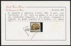 Italië 1863 - Oranje belastingstempel van 10 cent met zeer, Gestempeld
