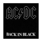 AC/DC - Back in Black - patch officiële merchandise, Verzamelen, Muziek, Artiesten en Beroemdheden, Nieuw, Ophalen of Verzenden