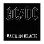 AC/DC - Back in Black - patch officiële merchandise, Verzamelen, Ophalen of Verzenden, Nieuw, Kleding