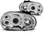 Koplampen VW Golf IV Angel Eyes design chroom, Ophalen of Verzenden, Nieuw