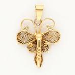 Hanger - 18 karaat Geel goud, Sieraden, Tassen en Uiterlijk, Antieke sieraden