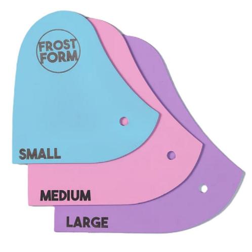 Frost Form Schraper Set/3, Hobby en Vrije tijd, Taarten en Cupcakes maken, Nieuw, Verzenden