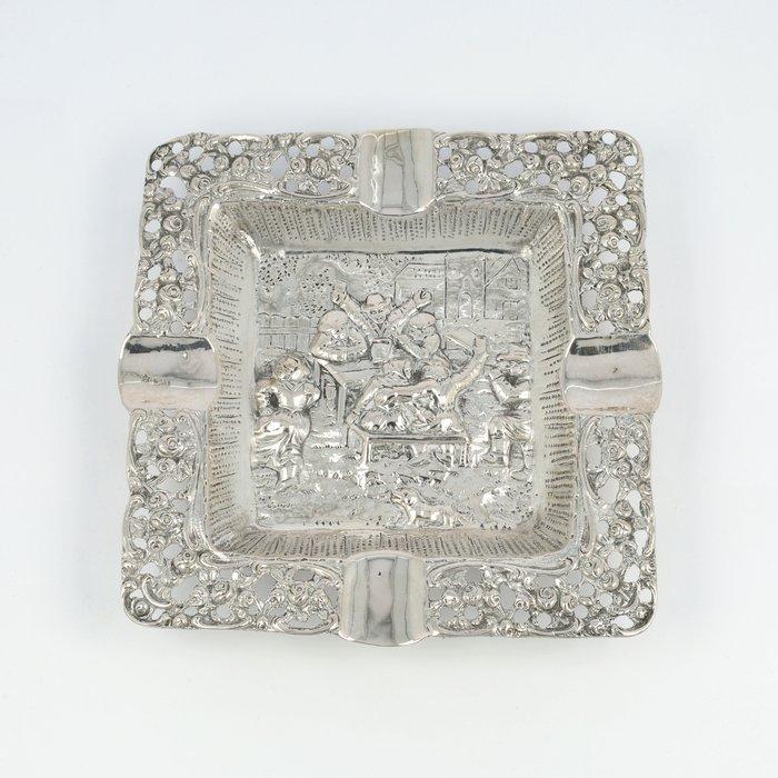 Duitsland ca. 1930 - (grote) - Asbak - .800 zilver, Antiek en Kunst, Antiek | Goud en Zilver