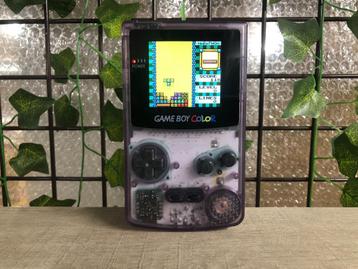 Gameboy Color IPS Transparent Purple Edition beschikbaar voor biedingen