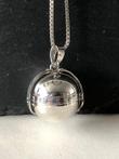 Medaillon bol zes foto's - 925 Zilver - Collier met hanger