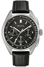 Bulova 96B251 Lunar Pilot Moon watch Chronograaf, Overige merken, Leer, Staal, Verzenden