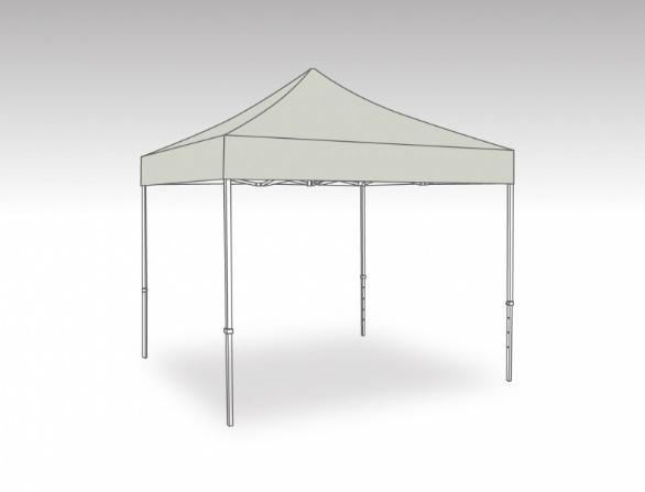 Easy Up Partytent 3×3 meter zonder zijwanden in Grijs, Tuin en Terras, Partytenten, Partytent, Nieuw, 2 meter of meer, Verzenden