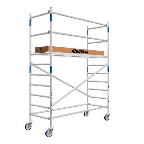 ALX rolsteiger 90 x 4.2 mtr werkhoogte, Doe-het-zelf en Verbouw, Steigers, Rolsteiger of Kamersteiger, Nieuw, 2 tot 5 meter, Verzenden