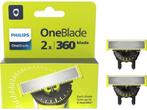 Veiling - Philips OneBlade 360 Vervangmesjes - 2 stuks - QP4, Sieraden, Tassen en Uiterlijk, Uiterlijk | Gezichtsverzorging, Nieuw