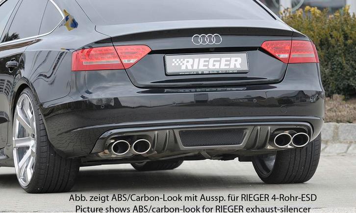 Rieger diffuser | A5 (B8/B81): 06.07-07.11 (tot Facelift) -, Auto-onderdelen, Carrosserie en Plaatwerk, Nieuw, Audi, Verzenden