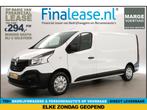 Renault Trafic 1.6 dCi T29 L2H1 MARGE Airco Navi PDC €294pm, Renault, Wit, Nieuw, Lease