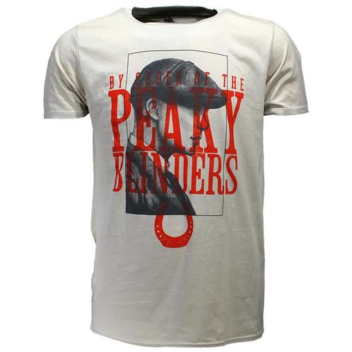 Peaky Blinders Tommy Shelby T-Shirt Off White - Officiële, Kleding | Heren, T-shirts, Verzenden