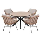 Garden Impressions Lucas tuinset bruin 5-delig - Tulli, Verzenden, Nieuw