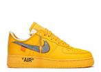 Nike Air Force 1 Low OFF-White ICA University Gold, Verzenden, Wit, Nike, Nieuw
