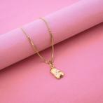 Gouden hanger van een voetbal met schoen (sport), Ophalen of Verzenden, Gebruikt, Goud, Overige merken