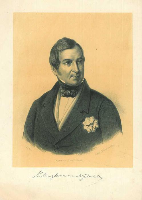 Portrait of Hugo, Baron van Zuylen van Nijevelt, Antiek en Kunst, Kunst | Etsen en Gravures