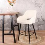Lenon barkruk 67 cm boucle ivoor, Huis en Inrichting, Stoelen, Ophalen of Verzenden, Nieuw