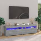 vidaXL Tv-meubelen met LED-verlichting 2 st 75x35x40 cm, Nieuw, Verzenden